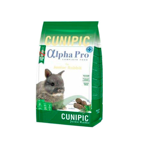 Cunipic Alpha Pro Junior Grain Free comida conejos image number null